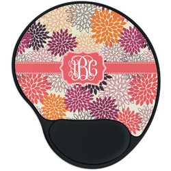Mums Flower Mouse Pad with Wrist Support