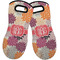 Mums Flower Neoprene Oven Mitts - Set of 2 w/ Monogram
