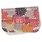 Mums Flower Burp Cloth - Fleece w/ Monogram
