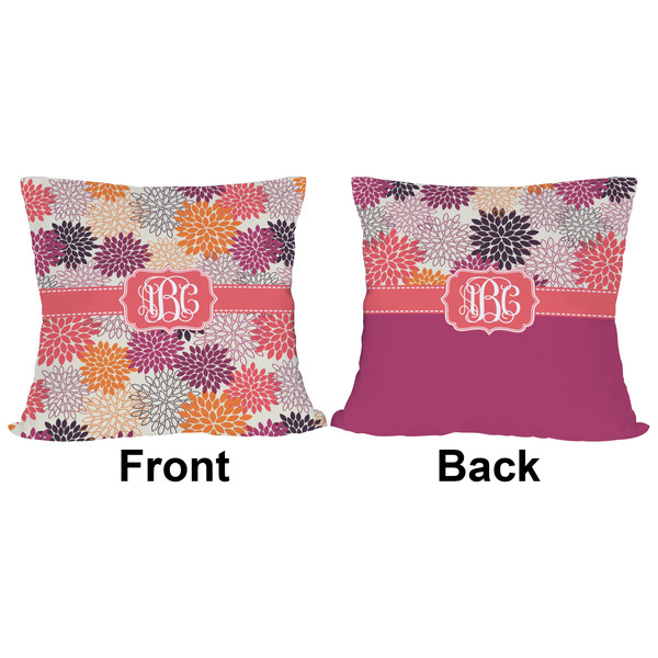 Mums Flower Outdoor Pillow - 16x16