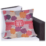 Mums Flower Outdoor Pillow - 16" (Personalized)
