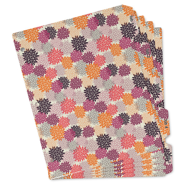 Custom Mums Flower Binder Tab Divider Set (Personalized)