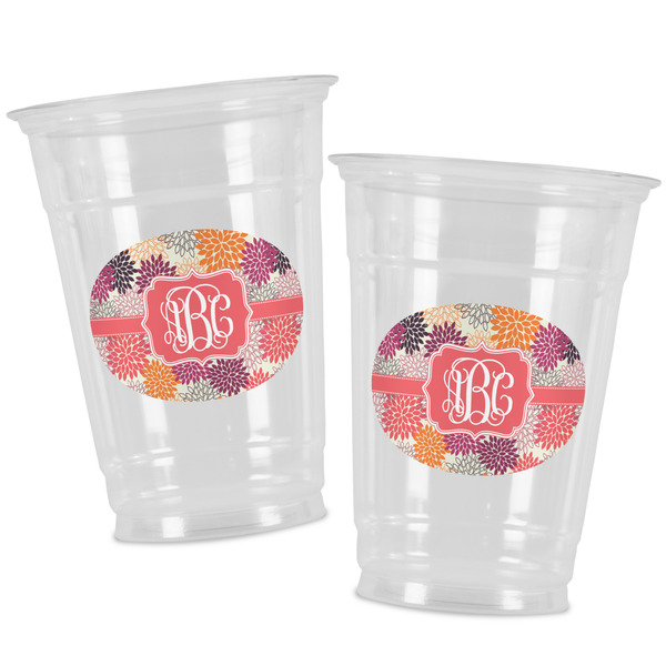 Mums Flower Party Cups - 16oz - Alt View
