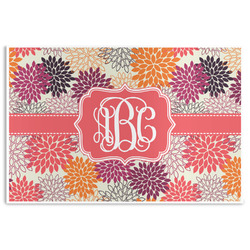 Mums Flower Disposable Paper Placemats (Personalized)