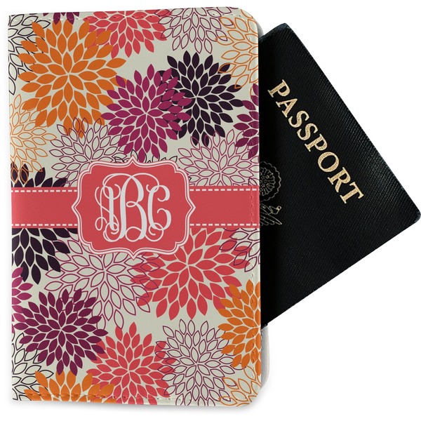 Custom Mums Flower Passport Holder - Fabric (Personalized)
