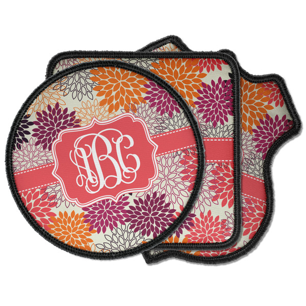 Custom Mums Flower Iron on Patches (Personalized)