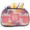 Mums Flower Neoprene Pencil Case - Medium w/ Monogram