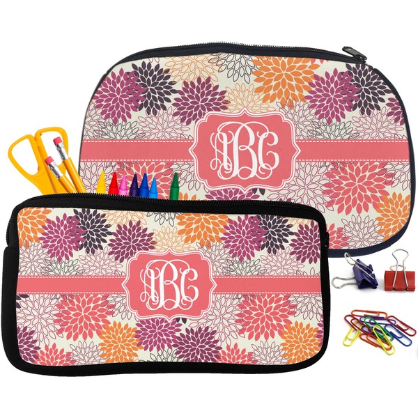 Mums Flower Pencil / School Supplies Bags Small and Medium