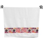 Mums Flower Bath Towel (Personalized)