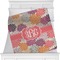 Mums Flower Minky Blanket (Personalized)
