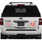 Mums Flower Personalized Car Magnets on Ford Explorer