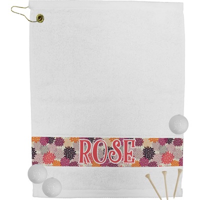 Mums Flower Golf Bag Towel (Personalized)