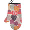 Mums Flower Personalized Oven Mitt - Left