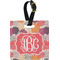 Mums Flower Personalized Square Luggage Tag