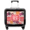 Mums Flower Pilot Bag Luggage with Wheels
