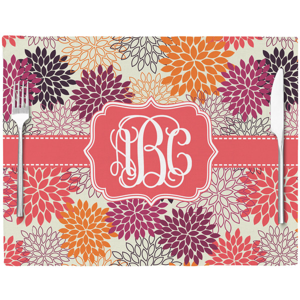 Mums Flower Placemat with Props