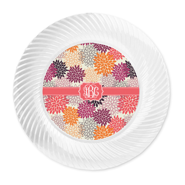 Mums Flower Plastic Party Dinner Plates - Approval