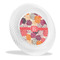 Mums Flower Plastic Party Dinner Plates - Main/Front