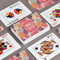 Mums Flower Playing Cards - Front & Back View