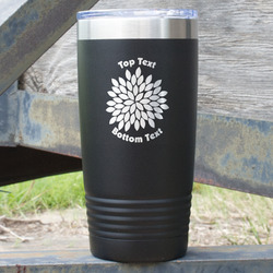Mums Flower 20 oz Stainless Steel Tumbler (Personalized)