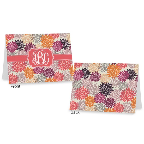 Mums Flower Postcard - Front and Back