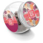 Mums Flower Puppy Treat Jar (Personalized)
