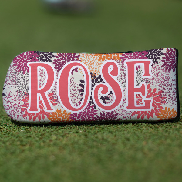 Custom Mums Flower Blade Putter Cover (Personalized)