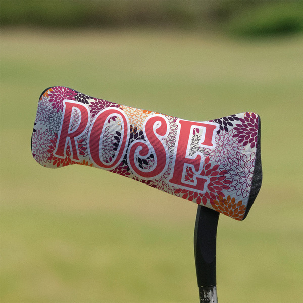Mums Flower Putter Cover - On Putter