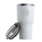 Mums Flower RTIC Tumbler -  White (with Lid)