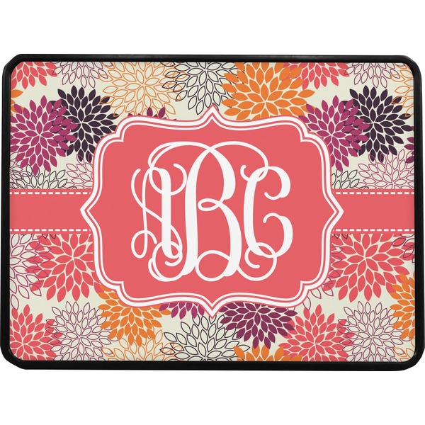 Mums Flower Rectangular Trailer Hitch Cover (Personalized)