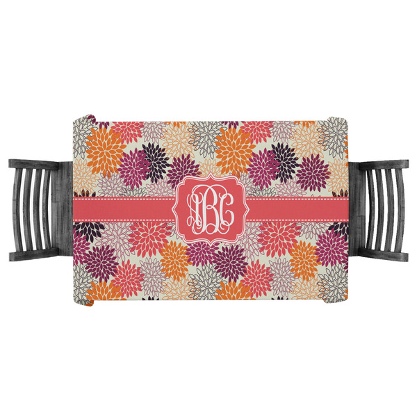 Custom Mums Flower Tablecloth - 58"x58" (Personalized)