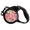 Mums Flower Retractable Dog Leash - Large (Personalized)