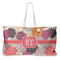 Mums Flower Large Tote Bag with Rope Handles (Personalized)