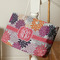 Mums Flower Large Rope Tote - Life Style