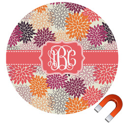 Mums Flower Car Magnet (Personalized)