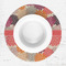 Mums Flower Round Linen Placemats - LIFESTYLE (single)