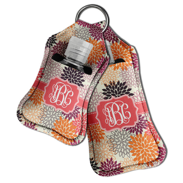 Mums Flower Sanitizer Holder Keychain - Both in Case (PARENT)