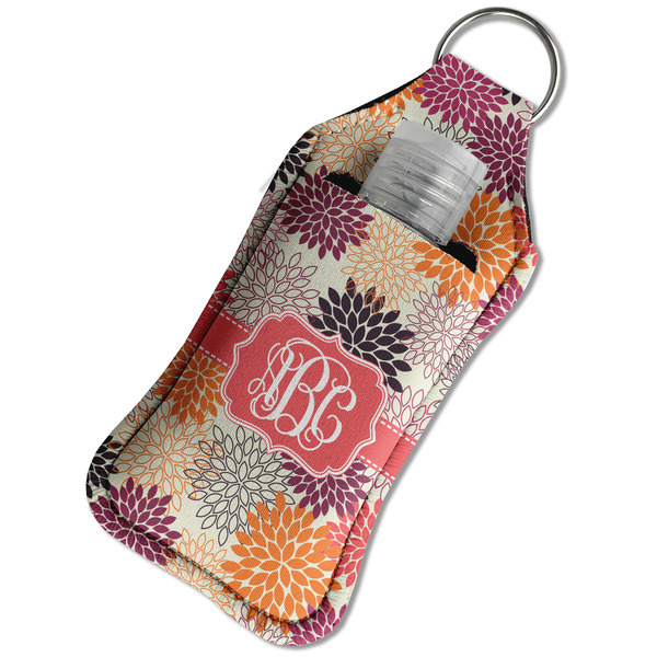 Mums Flower Sanitizer Holder Keychain - Large in Case