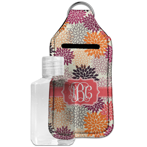 Mums Flower Sanitizer Holder Keychain - Large with Case