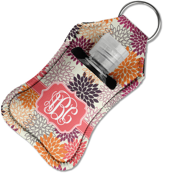 Mums Flower Sanitizer Holder Keychain - Small in Case