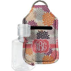 Mums Flower Hand Sanitizer & Keychain Holder - Small (Personalized)