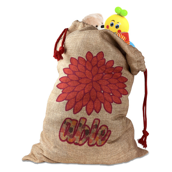 Custom Mums Flower Santa Sack (Personalized)