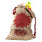 Mums Flower Santa Sack (Personalized)