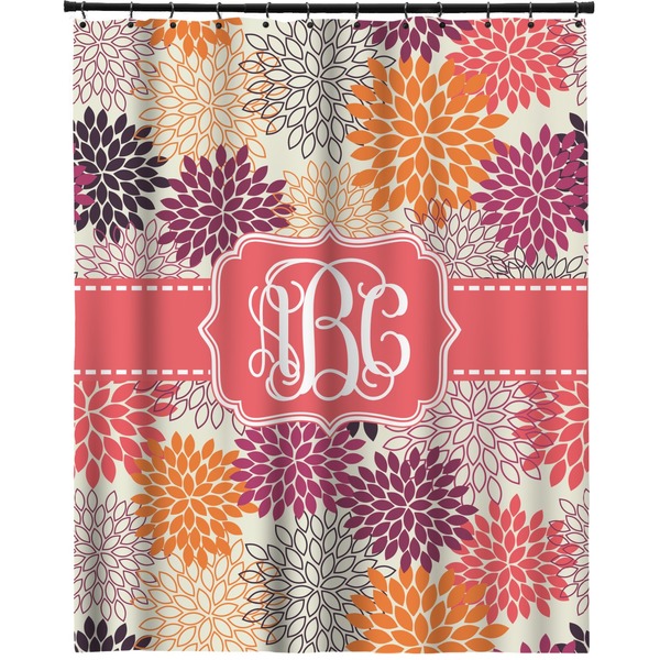 Custom Mums Flower Extra Long Shower Curtain - 70"x84" (Personalized)