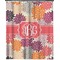 Mums Flower Extra Long Shower Curtain - 70"x84" (Personalized)