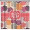Mums Flower Shower Curtain - 71" x 74" (Personalized)