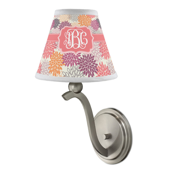 Mums Flower Small Chandelier Lamp - LIFESTYLE (on wall lamp)