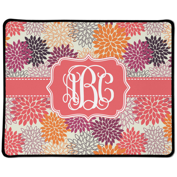 Custom Mums Flower Large Gaming Mouse Pad - 12.5" x 10" (Personalized)