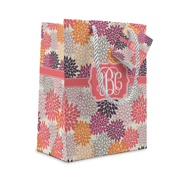 Custom Mums Flower Small Gift Bag (Personalized)