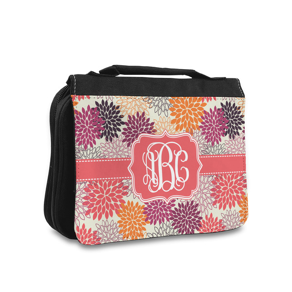 Custom Mums Flower Toiletry Bag - Small (Personalized)